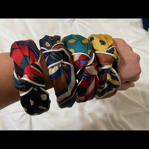 Set of 4 mixed print headbands